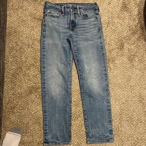 American Eagle Outfitters Light Blue Straight Jeans